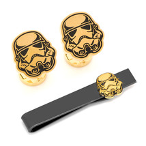 Stormtrooper Canto Bight Cufflinks Tie Bar Gift Set - $106.13