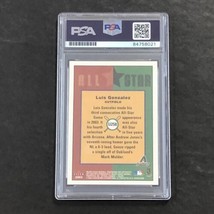 2003 Fleer Luis Gonzalez Signed Card PSA Slabbed Auto Dbacks - £39.17 GBP