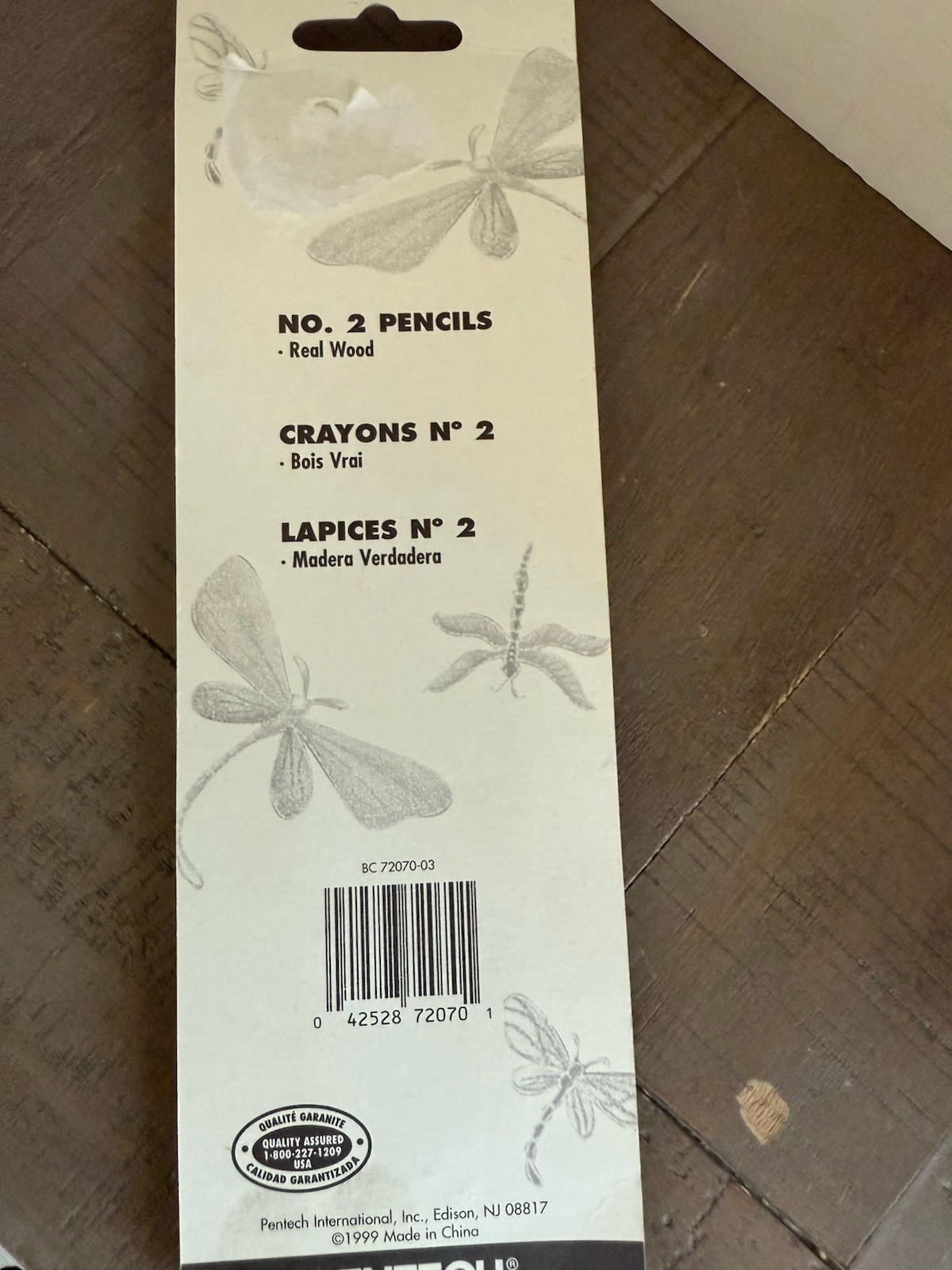 Vintage Pentech Pencils DRAGONFLIES Pack Of 2 w/ Charms Attached 1999 Item image 7