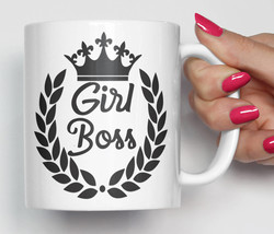 Girl Boss Mug, Boss Lady Mug, Entrepreneur Mug Gift, Boss Girl Mug, Boss Mug, Bo - £11.81 GBP