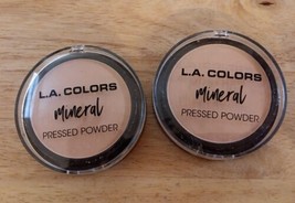 2 LA COLORS Mineral Pressed Powder CMP72 (W1/4) - $26.72