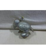 Vintage Rosbro Carnival Plastic Christmas Silver Bird Ornament - $23.95