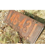 Antique Single 1925 PENNA metal License Plate Pennsylvania - £27.93 GBP