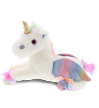 Plush Royal Flying Unicorn Stuffed Animal - Soft Fur Plush Toy -12.5&quot; - £31.16 GBP