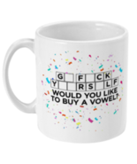 Would You Like To Buy a Vowel Coffee Mug - £12.73 GBP