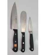 3 Wusthof Kitchen Chef Knife Lot Germany 4562 Gourmet 4067 Grand Prix &amp; ... - £49.34 GBP