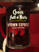 CHOCK FULL OF NUTS UPTOWN EXPRESS EXTRA CAFFEINE GROUND COFFEE 10.5OZ - $11.99