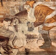 1922 Cream Of Wheat Santa Christmas Brewer Art Advertisement Cereal HM2C - €59,98 EUR