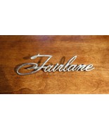 Vintage Ford Fairlane metal emblem ornament nameplate badge trim logo Sc... - $30.00