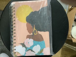Ruled Journal 5.5&quot;x8.5&quot; Girl In Bloom - Be Rooted x Melissa Koby - £11.15 GBP