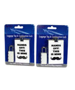 2 pack Luggage Tag and Lock  Set Travel Airplane Bus Safety Airport - £5.43 GBP