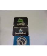 California Amusement Parks  Club Cards Knotts, Sea World Marineland 1988... - $6.95 CAD