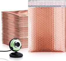 300 Rose Gold Poly Bubble Mailers 6.5x9 Padded Envelopes Waterproof Cush... - £161.27 GBP