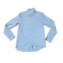 NN07 No Nationality Sixten Light Blue Slim Fit Button Down Shirt Medium - £47.34 GBP
