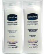 2 Bottles Vaseline 13.52 Oz Intensive Care Advanced Repair Rich Body Lotion - $46.63 CAD
