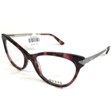 Guess Eyeglasses Frames GU2683 074 Pink Tortoise Silver Cat Eye 52-17-140 - £44.67 GBP