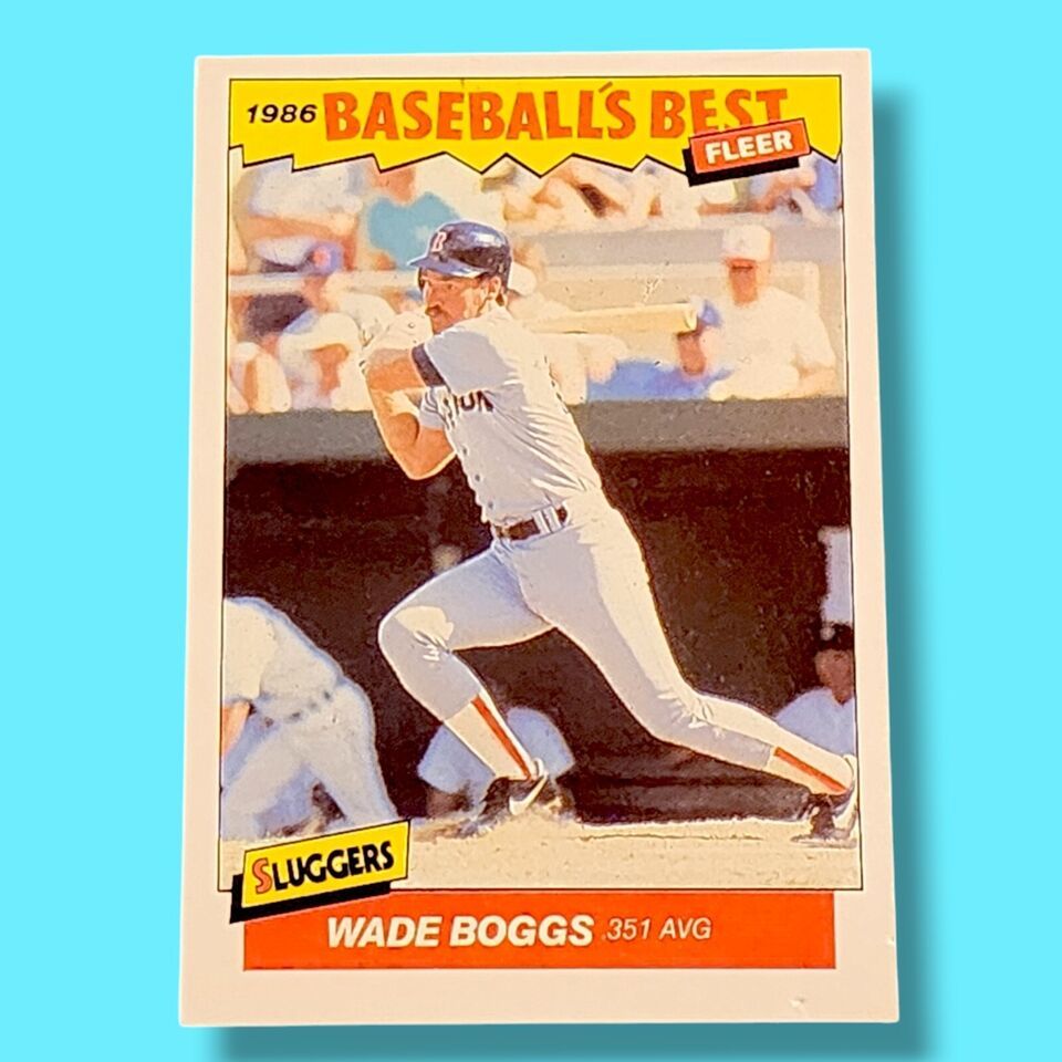 1986 Fleer Baseball's Best Sluggers vs. Pitchers - #2 Wade Boggs - $1.24