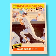 1986 Fleer Baseball&#39;s Best Sluggers vs. Pitchers - #2 Wade Boggs - $1.24