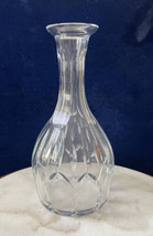 Heavy Lead Crystal Clear Glass Contemporary Vase / Decanter, No Stopper ... - £16.77 GBP