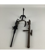 GI Joe 12&quot; Doll Figure Machine Gun Accessory Lot Weapons Military Vintag... - $47.32 CAD