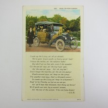 Antique Ford Model T Postcard Florida Tourist Tin Lizzy Poem Curt Teich UNPOSTED - £7.97 GBP