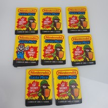 An item in the Collectibles category: Eight (8) Pack Lot - 1989 Topps Nintendo Game Packs Vintage Card MARIO LINK