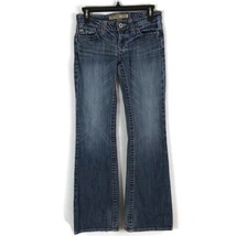 Big Star Womens Jeans Size 25R Sweet Ultra Low Rise Medium Wash Stretch Denim - £35.81 GBP