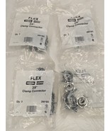 Pack of 4 Hubbell FLEX RACO 3/8&quot; Clamp Connector #2661B5 5 Count/Pack - $13.58 CAD