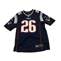 Nike New England Patriots Sony Michel #26 Home Blue NFL Jersey Men&#39;s Large - £19.97 GBP