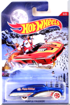 Hot Wheels - Purple Passion: &#39;16 Holiday Hot Rods #5/5 *Blue Edition / W... - $55.91 MXN