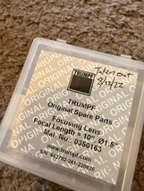 NICE Trumpf Haas Laser Lens Focusing 10&quot; 1.5&quot; (in case) # 0350163 - $94.99