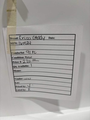 91 PC Erico Caddy 16M24 Clip, Conduit, 3/4-1 1/8-1/4 Flange, Bottom Item image 7