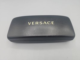 Versace Sunglasses Eyeglasses Leather Hard Case Black - $9.97