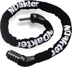 Ndakter Bike Lock, Extra Long Anti-Theft Bike Chain Lock(6Ft To, Fence A... - $34.99