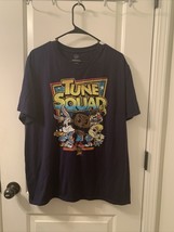Pop Space Jam Mens Adult XLarge Blue T-Shirt Tune Squad Lebron James - $22.87