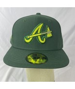 Atlanta Braves New Era 150th Anniversary Patch 59Fifty Fitted Hat Green ... - $37.36