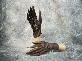 Brown Long Fingered Scarecrow Gloves Creepy Farm Slasher Wicked Hag Hobo... - $253.33 MXN