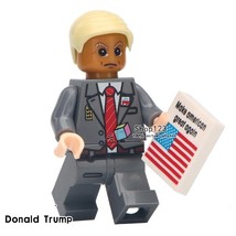 Single Sale 45th US President Billionaire Donald John Trump Minifigures Block  - £2.33 GBP