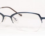 Vintage Clara Rossi UNO 55-01 Blaugrün Unique Selten Brille 48-17-135mm ... - $76.23