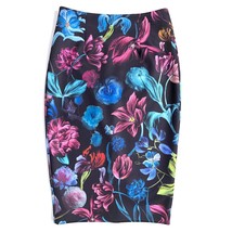 TED BAKER London Dabah Pencil skirt women size 2 US Small 4-6 Dark Floral Print - £47.33 GBP