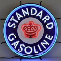 Standard Gasoline Banner Neon Sign 24&quot;x24&quot; - $442.99