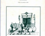 The Society of Bacchus America Menu Justines Memphis Tennessee 1985  - $84.40