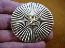 (b-bird-56) Bald eagle flying bird repro BRASS pin pendant eagles - $17.75