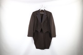 Vintage 50s Rockabilly Mens Size 39R Prom Tuxedo Tailcoat Suit Jacket Br... - $148.45