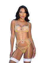 Roma Costume | Gilded Beauty 3-Piece Garter Set - $50.00