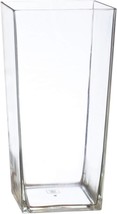 Royal Imports Flower Vase Acrylic Square Tapered Decorative Tabletop, Clear - £23.92 GBP