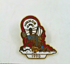 Harolds Club or Bust Casino Reno 1990 Nevada NV Collectible Pin Pinback Souvenir - £11.48 GBP