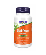 NOW Saffron Mood Support 50mg, 60 Vegetarian Capsules - $24.09