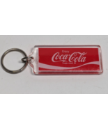 Vintage Coca-Cola HMP Plastic/Lucite Key Ring Keychain - $14.84