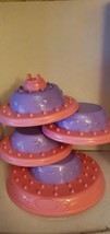 Squinkies Palace Surprize Cake Display Tower Organizer Surprise Pink & Purple  - $15.00